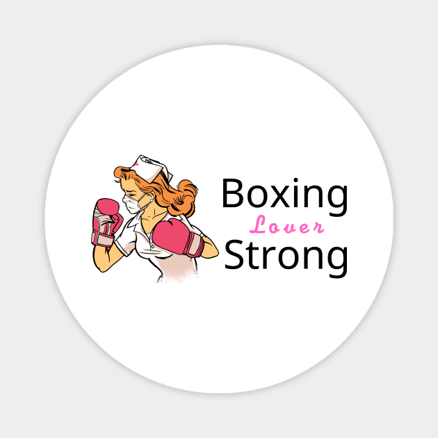 Nurses boxing T-shirt Magnet by PowerShopDesign